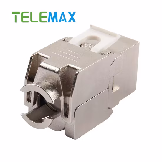 高品質 STP シールド付きツールレス RJ45 Cat7/CAT6A AMP キーストーン ジャック